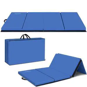 3'x6'x2 Thick Folding Gymnastics Exercise Mat Aerobics Stretching Yoga Mats 3'x6'x2 Thick Folding Gymnastics Exercise Mat Aerobics Stretching Yoga Mats