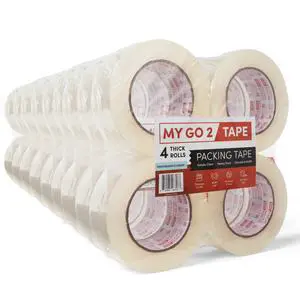 36 Pack, Performance Grade TRUE 2.70 MIL Packing Tape for Shipping, Mailing, Sealing and Moving, Strong Adhesion Clear Packing Tape Roll, Shipping Tape, 110 Yard Roll, fits 2" and 1.88" tape dispenser 36 Pack, Performance Grade TRUE 2.70 MIL Packing Tape for Shipping, Mailing, Sealing and Moving, Strong Adhesion Clear Packing Tape Roll, Shipping Tape, 110 Yard Roll, fits 2" and 1.88" tape dispenser