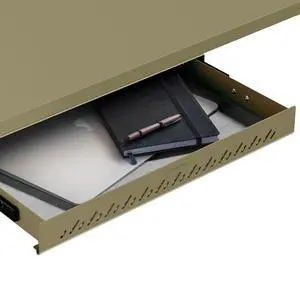 Under Desk Drawer Hidden Under-Desk Storage Organizer, Easy Install, Large Capacity Metal Sliding Drawer for Home Office, Standing Desk & Workstation (Green) Under Desk Drawer Hidden Under-Desk Storage Organizer, Easy Install, Large Capacity Metal Sliding Drawer for Home Office, Standing Desk & Workstation (Green)
