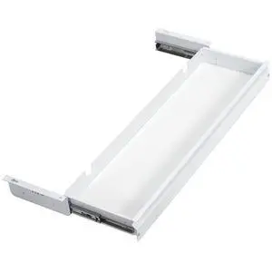 Large 33 inch Under Desk Slide Out Storage Drawer Organizer, White, DESK-DR33-W Large 33 inch Under Desk Slide Out Storage Drawer Organizer, White, DESK-DR33-W