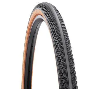 Vulpine S Gravel Bike Tire (700c) Tubeless Folding - Racing Tire w/Slick Centerline - SG Puncture Protection (Black/Tan) Vulpine S Gravel Bike Tire (700c) Tubeless Folding - Racing Tire w/Slick Centerline - SG Puncture Protection (Black/Tan)