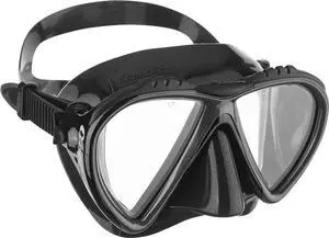 Dual Lens Adult Scuba Diving and Snorkeling Mask for Narrower Faces Wide, Comfortable View - Lince: Made in Italy Dual Lens Adult Scuba Diving and Snorkeling Mask for Narrower Faces Wide, Comfortable View - Lince: Made in Italy