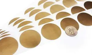 1.5 in Gold Round Scratch-Off Stickers, 2500 Pack | Ideal for gender reveals, baby showers, wedding games, invitations, raffle tickets, classroom rewards, business campaigns 1.5 in Gold Round Scratch-Off Stickers, 2500 Pack | Ideal for gender reveals, baby showers, wedding games, invitations, raffle tickets, classroom rewards, business campaigns