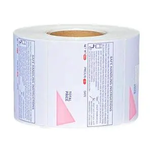 ISHIDA 1848 Printing Scale, AC, Astra, RED/Blue Triangle UPC Safe Handling 64mm x 59mm, 625 Per Roll, 12 Rolls per Case ISHIDA 1848 Printing Scale, AC, Astra, RED/Blue Triangle UPC Safe Handling 64mm x 59mm, 625 Per Roll, 12 Rolls per Case