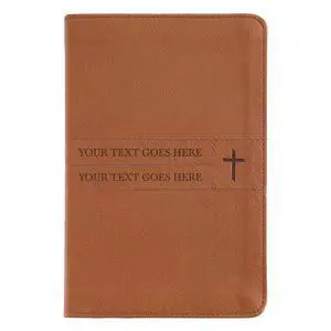 Personalized NIV Small Compact Bible New International Version Faux Leather Holy Bible Small Print with Debossed Custom Name Up to 2 Rows of Text, Gift for Christian & Religious Celebrations, Brown Personalized NIV Small Compact Bible New International Version Faux Leather Holy Bible Small Print with Debossed Custom Name Up to 2 Rows of Text, Gift for Christian & Religious Celebrations, Brown