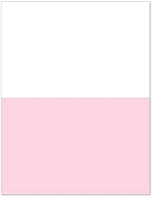 Case of 2,500 Sheets 8-1/2 x 11" 2 Part Perforated Paper, Great for Invoices, Receipt, Statement etc. (White/Pink) Case of 2,500 Sheets 8-1/2 x 11" 2 Part Perforated Paper, Great for Invoices, Receipt, Statement etc. (White/Pink)