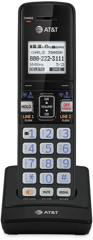 TL86023 Cordless Handset for TL86123 2-Line Corded/Cordless Phone with Answering System | Replacement or Add-On Handset TL86023 Cordless Handset for TL86123 2-Line Corded/Cordless Phone with Answering System | Replacement or Add-On Handset