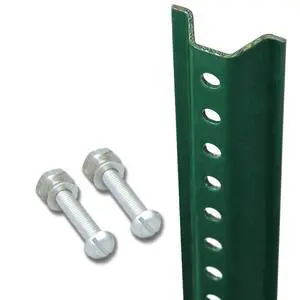 U-Channel Sign Post, Medium Weight | 8' Tall Baked Enamel Steel Post, Made in USA U-Channel Sign Post, Medium Weight | 8' Tall Baked Enamel Steel Post, Made in USA