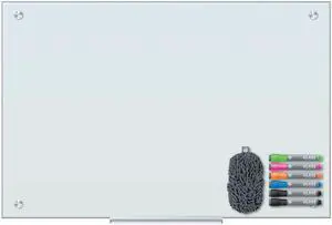 Magnetic Dry Erase Board White Board, Office Supplies, White, with Eraser, Markers, Magnet, 12 Tray, 4mm, 36" x 24" Magnetic Dry Erase Board White Board, Office Supplies, White, with Eraser, Markers, Magnet, 12 Tray, 4mm, 36" x 24"