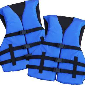 2 Pack Life Jacket Paddle Vest; Coast Guard Approved Type III PFD Life Vest Flotation Device; Jet ski, Wakeboard, Kayak; Ideal Extra Life Jacket for Pontoon Boat 2 Pack Life Jacket Paddle Vest; Coast Guard Approved Type III PFD Life Vest Flotation Device; Jet ski, Wakeboard, Kayak; Ideal Extra Life Jacket for Pontoon Boat