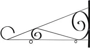 Hanging Sign Scroll Bracket - 36" Hanging Sign Scroll Bracket - 36"