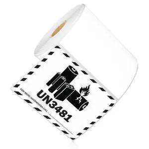 4" x 3" Removable Direct Thermal Labels | Compatible with Rollo & Zebra Desktop Printers, 1" Core, Perforated, Water & Oil Resistant, 4 Rolls, 2000 Labels 4" x 3" Removable Direct Thermal Labels | Compatible with Rollo & Zebra Desktop Printers, 1" Core, Perforated, Water & Oil Resistant, 4 Rolls, 2000 Labels