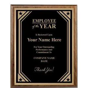 Custom Plaque, 8x10 Recognition Trophy Corporate Award Custom Plaque, 8x10 Recognition Trophy Corporate Award