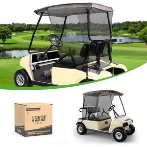 Golf Cart Sun Shade Cover for Club Car DS Precedent and EZGO TXT RXV, UV Heat Resistant Sunshade Curtain Golf Cart Sun Shade Cover for Club Car DS Precedent and EZGO TXT RXV, UV Heat Resistant Sunshade Curtain