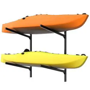 Heavy Duty Wall Mounted Kayak Storage Rack for Garage, Adjustable Kayak Hangers for Wall, Holds Up to 220 lbs Heavy Duty Wall Mounted Kayak Storage Rack for Garage, Adjustable Kayak Hangers for Wall, Holds Up to 220 lbs