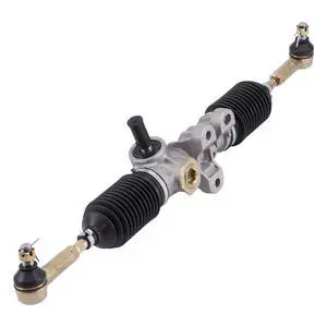 Golf Cart Steering Gear Box Assembly for EZGO RXV 2008-Up Gas Electric Carts w/Tie Rod Ends, OEM# 601500 618329 Steering Rack and Pinion Golf Cart Steering Gear Box Assembly for EZGO RXV 2008-Up Gas Electric Carts w/Tie Rod Ends, OEM# 601500 618329 Steering Rack and Pinion
