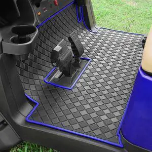 Golf Cart Floor Liner Mat 8mm Thick Rubber Full Coverage Fit for Club Car Precedent 2004-2025 / Onward & Tempo 2017-2025 / Villager & V4L 2019-2025 Carts Upgraded Non-Slip Mats Replacement Golf Cart Floor Liner Mat 8mm Thick Rubber Full Coverage Fit for Club Car Precedent 2004-2025 / Onward & Tempo 2017-2025 / Villager & V4L 2019-2025 Carts Upgraded Non-Slip Mats Replacement
