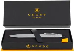 Cross Click Engraved Ballpoint Pen, Polished Chrome, Click Action, Personalized Gift for Nurses, Doctors, Police Officers, Graduation, Career Advancement, Birthdays, Cross Gift Box Included Cross Click Engraved Ballpoint Pen, Polished Chrome, Click Action, Personalized Gift for Nurses, Doctors, Police Officers, Graduation, Career Advancement, Birthdays, Cross Gift Box Included