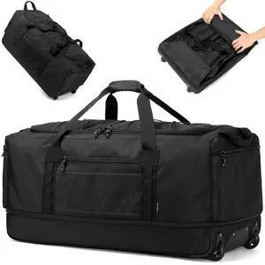 170L Extra Large Baseball Bag with Wheels Gym Duffle Softball Catchers Coach Team Equipment Bags Collapsible Rolling Travel Duffel Bat Gear Bag for Hockey Basketball Football Volleyball Soccer 170L Extra Large Baseball Bag with Wheels Gym Duffle Softball Catchers Coach Team Equipment Bags Collapsible Rolling Travel Duffel Bat Gear Bag for Hockey Basketball Football Volleyball Soccer
