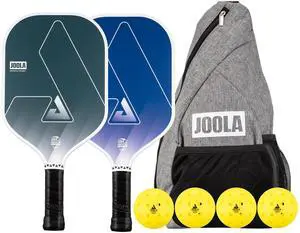 Seneca Onset Pickleball Paddles Set of 2 - Includes: 2 Pickleball Paddles, 4 Balls & Sling Bag - Lightweight USAPA Approved Sand Blasted Surface Paddle for Increased Spin, NFC Chip Enabled Seneca Onset Pickleball Paddles Set of 2 - Includes: 2 Pickleball Paddles, 4 Balls & Sling Bag - Lightweight USAPA Approved Sand Blasted Surface Paddle for Increased Spin, NFC Chip Enabled