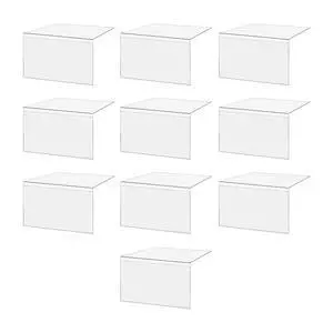 10 Pack Acrylic Retail Shelf Talker 7" Wide by 5" High for Product Features QR Codes and UPC Labels Clear Side Loading Moveable Branding and Product Highlights Sign Holder 10 Pack Acrylic Retail Shelf Talker 7" Wide by 5" High for Product Features QR Codes and UPC Labels Clear Side Loading Moveable Branding and Product Highlights Sign Holder