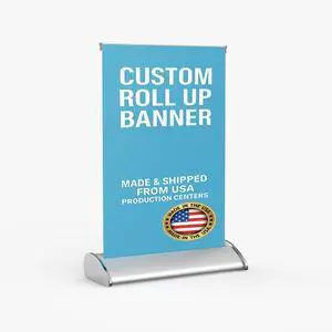 Custom Retractable Banner Stand, Roll Up Banner with Your Logo/Text, Personalized Pull Up Display for Business, Trade Shows, Events 33x81 / 36x92 / 24x81 / 23x66 / Tabletop 11.5x17.5 Custom Retractable Banner Stand, Roll Up Banner with Your Logo/Text, Personalized Pull Up Display for Business, Trade Shows, Events 33x81 / 36x92 / 24x81 / 23x66 / Tabletop 11.5x17.5