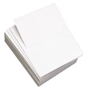 Lettermark Custom Cut-Sheet Copy Paper, 92 Bright, Micro-Perforated 5.5" from Top, 20lb Bond Weight, 8.5 x 11, White, 500/Ream, 5 RM/CT Lettermark Custom Cut-Sheet Copy Paper, 92 Bright, Micro-Perforated 5.5" from Top, 20lb Bond Weight, 8.5 x 11, White, 500/Ream, 5 RM/CT