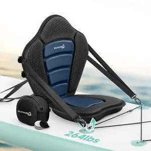 Thickened Kayak Seat, Universal Paddle Seat with 3 Color | Extra-Thick Cushion, High-Back Support, Universal Fit, Secure Fit, Large Splash-Resistant Storage Bag, 120 kg Load Capacity Thickened Kayak Seat, Universal Paddle Seat with 3 Color | Extra-Thick Cushion, High-Back Support, Universal Fit, Secure Fit, Large Splash-Resistant Storage Bag, 120 kg Load Capacity