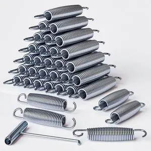 Trampoline Springs Heavy Duty Stainless Steel Replacement,16-Pack with T-Hook and Pulling Tool,5.5-7 Inch Trampoline Springs Heavy Duty Stainless Steel Replacement,16-Pack with T-Hook and Pulling Tool,5.5-7 Inch