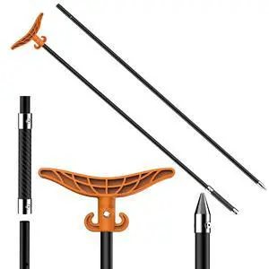 8.63'/12.3' Shallow Water Anchor Pole with T-Handle, Solid Fiberglass Reinforced Polyamide66, Mud Anchor Pole for Boat, Fishing Kayak (Gloves Included) 8.63'/12.3' Shallow Water Anchor Pole with T-Handle, Solid Fiberglass Reinforced Polyamide66, Mud Anchor Pole for Boat, Fishing Kayak (Gloves Included)