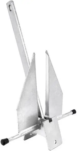 Galvanized Fluke Anchor 8 LB 10 LB 13 lb for Different Size Boats Pontoon, Deck, Fishing, and Sail Galvanized Fluke Anchor 8 LB 10 LB 13 lb for Different Size Boats Pontoon, Deck, Fishing, and Sail