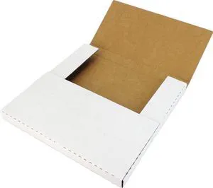 (50) 12" Variable Depth Record Mailers with One Side White (50) 12" Variable Depth Record Mailers with One Side White