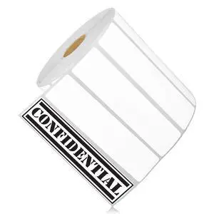 4" x 1" Removable Direct Thermal Labels | Compatible with Rollo & Zebra Desktop Printers, 1" Core, Perforated, Water & Oil Resistant, 4 Rolls, 5500 Labels 4" x 1" Removable Direct Thermal Labels | Compatible with Rollo & Zebra Desktop Printers, 1" Core, Perforated, Water & Oil Resistant, 4 Rolls, 5500 Labels