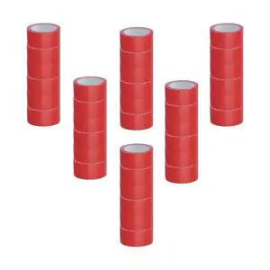 36 Pack Red Packing Tape 2 Inch x 55 Yards, 2 Mil Thick, Heavy Duty Colored Moving and Packaging Tape for Carton Sealing (Red) 36 Pack Red Packing Tape 2 Inch x 55 Yards, 2 Mil Thick, Heavy Duty Colored Moving and Packaging Tape for Carton Sealing (Red)