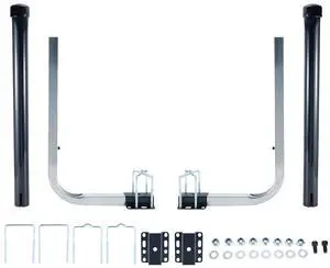 1 Pair of Boat Trailer Guide, Trailer Guide Ons Galvanized Steel for Boat, Fishing Boat, Sailboat Trailer, Silver and Black, L Shaped/T Shaped 1 Pair of Boat Trailer Guide, Trailer Guide Ons Galvanized Steel for Boat, Fishing Boat, Sailboat Trailer, Silver and Black, L Shaped/T Shaped