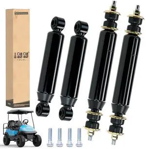 Golf Cart Shocks Absorbers Kit for Club Car Precedent, Onward, Tempo 2004-up Gas & Electric Models, Front and Rear Shocks Replace OEM 102288501 102588601 1013164 1014236 102706401 102588501 Golf Cart Shocks Absorbers Kit for Club Car Precedent, Onward, Tempo 2004-up Gas & Electric Models, Front and Rear Shocks Replace OEM 102288501 102588601 1013164 1014236 102706401 102588501