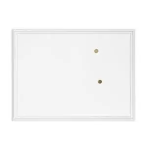 Farmhouse Magnetic Dry Erase Board White Board, 40" x 30", White Wood Style Frame, Includes 2 Magnets Farmhouse Magnetic Dry Erase Board White Board, 40" x 30", White Wood Style Frame, Includes 2 Magnets