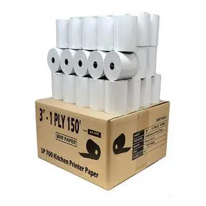 CASH REGISTER PAPER FOR STAR SP700 3" x 150' BOND (50 NON-THERMAL) POS KITCHEN PRINTER PAPER - 50 GSM NEW POS RECEIPT ROLLS FOR TMU200 SRP275 CASH REGISTER PAPER FOR STAR SP700 3" x 150' BOND (50 NON-THERMAL) POS KITCHEN PRINTER PAPER - 50 GSM NEW POS RECEIPT ROLLS FOR TMU200 SRP275
