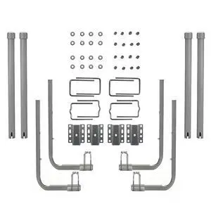 Boat Trailer Guide-ons, 40"/48" Adjustable, 2PCS Rustproof Electro-Galvanized Steel Trailer Guide ons, Trailer Guides with PVC Pipes, for Ski Boat, Fishing Boat, Sailboat Trailer Boat Trailer Guide-ons, 40"/48" Adjustable, 2PCS Rustproof Electro-Galvanized Steel Trailer Guide ons, Trailer Guides with PVC Pipes, for Ski Boat, Fishing Boat, Sailboat Trailer