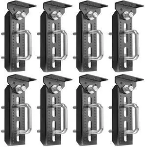 8 PCS 8" Boat Trailer Bunk Brackets,Swivel Top Bunk Bracket Kit | Swivel Top Bunk Bracket Kit for 1.5"x3", 2"x3", 3"x3" Crossmembers,Complete Hardware Kit for Boat/Pontoon/Jet Ski Trailers 8 PCS 8" Boat Trailer Bunk Brackets,Swivel Top Bunk Bracket Kit | Swivel Top Bunk Bracket Kit for 1.5"x3", 2"x3", 3"x3" Crossmembers,Complete Hardware Kit for Boat/Pontoon/Jet Ski Trailers