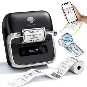 M250 3 Inch Label Maker Machine with 100 Labels, 40x30mm | 2026 Upgrade Portable Barcode Label Printer for Business, Home, Logo Label, Thermal Address Label Maker M250 3 Inch Label Maker Machine with 100 Labels, 40x30mm | 2026 Upgrade Portable Barcode Label Printer for Business, Home, Logo Label, Thermal Address Label Maker