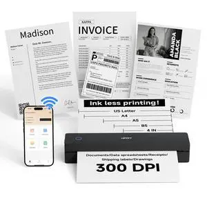 MT620 Pro Portable Printer Wireless for Travel, Inkless Thermal Printer for iOS/Andorid/Laptop, Support Thermal Paper & Labels,Supports 8.5"x 11"US Letter & A4, A5 for Office/School/Vehicles MT620 Pro Portable Printer Wireless for Travel, Inkless Thermal Printer for iOS/Andorid/Laptop, Support Thermal Paper & Labels,Supports 8.5"x 11"US Letter & A4, A5 for Office/School/Vehicles