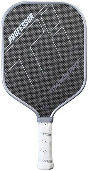 Professor PhD Raw Carbon Fiber Premium Pickleball Paddle Racket - USA Pickleball Approved - Honeycomb Core - Power & Control Professor PhD Raw Carbon Fiber Premium Pickleball Paddle Racket - USA Pickleball Approved - Honeycomb Core - Power & Control
