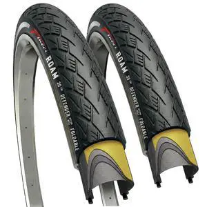 Pair 700x35c Hybrid Bike Tires - Foldable 37-622 with 1mm Anti Puncture | Folding 28 inch Bicycle Tyres, Accessories for Road, Mountain, MTB and Touring Bikes, Front and Rear Replacement Pair 700x35c Hybrid Bike Tires - Foldable 37-622 with 1mm Anti Puncture | Folding 28 inch Bicycle Tyres, Accessories for Road, Mountain, MTB and Touring Bikes, Front and Rear Replacement