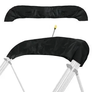 Oversize Bimini Top Storage Boot Cover, Fits up to 103" / 8.5' Wide, Heavy Duty Canvas Pontoon Boat Bimini Boot Cover Replacement for Extra-Large Tubing and Bulky Bimini, Sturdy & Weatherproof, Black Oversize Bimini Top Storage Boot Cover, Fits up to 103" / 8.5' Wide, Heavy Duty Canvas Pontoon Boat Bimini Boot Cover Replacement for Extra-Large Tubing and Bulky Bimini, Sturdy & Weatherproof, Black