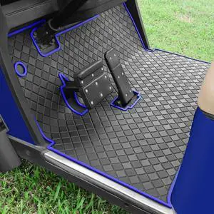 Golf Cart Floor Liner Mat 8mm Thick Rubber Full Coverage Fit for EZGO TXT (1994-2025), Express S4 (2012-2020), Cushman Workhorse, EX1 (2020), Valor, Navitas, Some Star Carts Mats Replacement Golf Cart Floor Liner Mat 8mm Thick Rubber Full Coverage Fit for EZGO TXT (1994-2025), Express S4 (2012-2020), Cushman Workhorse, EX1 (2020), Valor, Navitas, Some Star Carts Mats Replacement