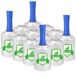 5 inch Plastic Stretch Film Shrink Wrap Roll for Moving -12 Rolls | 80 Gauge 500% Stretch Cling Wrap, Mini Plastic Saran Wrap, For Moving, Packing, Pallets, Shipping & Furniture Protection 5 inch Plastic Stretch Film Shrink Wrap Roll for Moving -12 Rolls | 80 Gauge 500% Stretch Cling Wrap, Mini Plastic Saran Wrap, For Moving, Packing, Pallets, Shipping & Furniture Protection