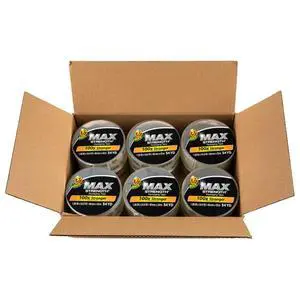 Max Strength Clear Packing Tape Refills 12 Rolls of Maximum Strength Heavy Duty Packaging Tape for Shipping & Moving, Strong Packing Tape for Boxes, 1.88 Inch x 54.6 Yards, Clear (287734) Max Strength Clear Packing Tape Refills 12 Rolls of Maximum Strength Heavy Duty Packaging Tape for Shipping & Moving, Strong Packing Tape for Boxes, 1.88 Inch x 54.6 Yards, Clear (287734)