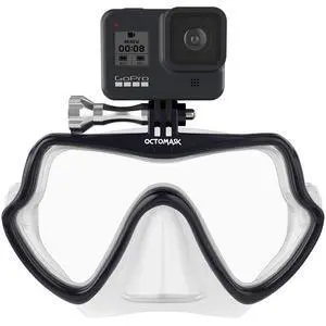 Frameless Scuba Mask w/Mount for all GoPro Hero Cameras for Scuba Diving, Snorkeling, Freediving Frameless Scuba Mask w/Mount for all GoPro Hero Cameras for Scuba Diving, Snorkeling, Freediving