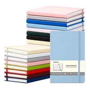 24 Pack Lined Journal Notebooks for Work, 240 Pages, Medium 5.5" x 8.3", A5 Hardcover Journaling Notebooks for Business School Office, Notebooks Journals for Women & Men 24 Pack Lined Journal Notebooks for Work, 240 Pages, Medium 5.5" x 8.3", A5 Hardcover Journaling Notebooks for Business School Office, Notebooks Journals for Women & Men